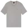 Embroidered-logo pyjama T-shirt in stretch jersey