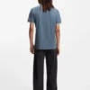 Embroidered-logo slim-fit polo shirt in stretch cotton