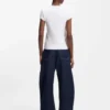 Embroidered-logo slim-fit T-shirt in stretch cotton