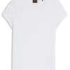 Embroidered-logo slim-fit T-shirt in stretch cotton