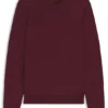 Embroidered-logo sweater in virgin wool