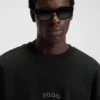 Embroidered-logo sweatshirt in a cotton blend