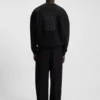 Embroidered-logo sweatshirt in a cotton blend