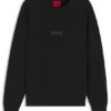 Embroidered-logo sweatshirt in a cotton blend