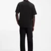 Embroidered-logo T-shirt in cotton jersey