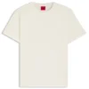 Embroidered-logo T-shirt in cotton jersey