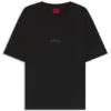 Embroidered-logo T-shirt in cotton jersey