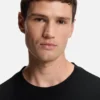 Embroidered-logo T-shirt in cotton piqué