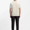 Embroidered-logo T-shirt in cotton piqué