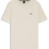 Embroidered-logo T-shirt in cotton piqué