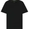 Embroidered-logo T-shirt in cotton piqué