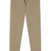Embroidered-logo tracksuit bottoms in cotton terry