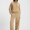 Embroidered-logo tracksuit bottoms with balloon shape