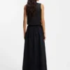 Embroidered waistcoat with tie closure
