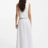Embroidered waistcoat with tie closure