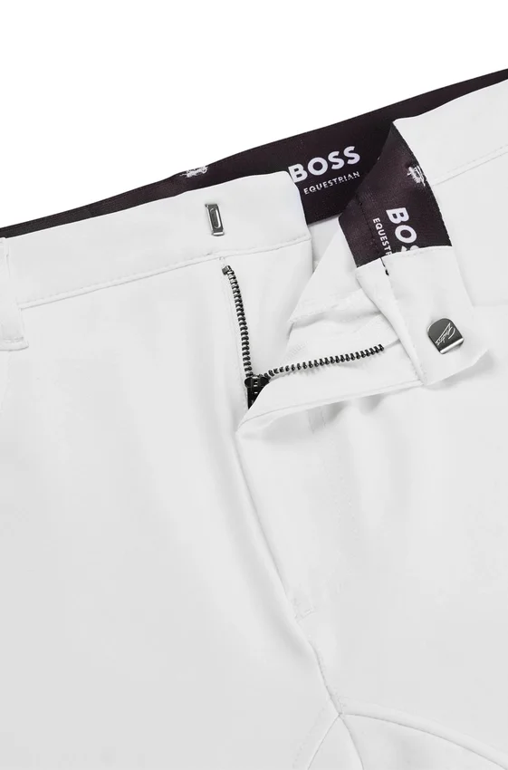 Equestrian full-grip breeches in power-sport fabric Equestrian full-grip breeches in power-sport fabric