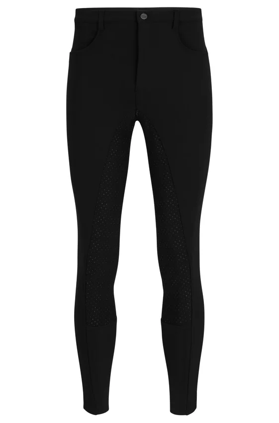 Equestrian full-grip breeches in power-sport fabric Equestrian full-grip breeches in power-sport fabric