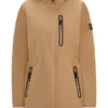 Equestrian hardshell parka jacket with water-repellent finish Equestrian hardshell parka jacket with water-repellent finish