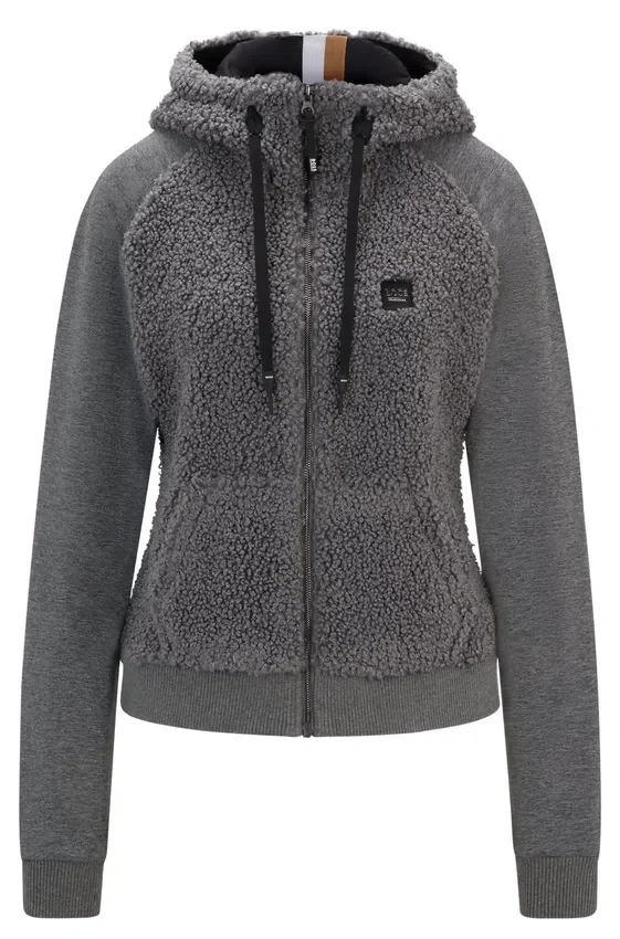 Equestrian hybrid hoodie with teddy body and hood Equestrian hybrid hoodie with teddy body and hood