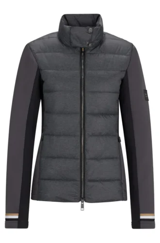 Equestrian hybrid puffer jacket with water-repellent finish Equestrian hybrid puffer jacket with water-repellent finish