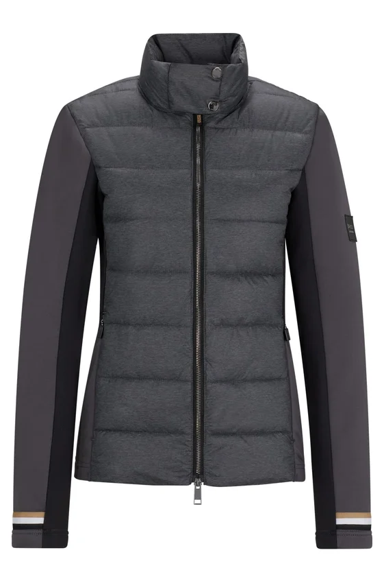 Equestrian hybrid puffer jacket with water-repellent finish Equestrian hybrid puffer jacket with water-repellent finish