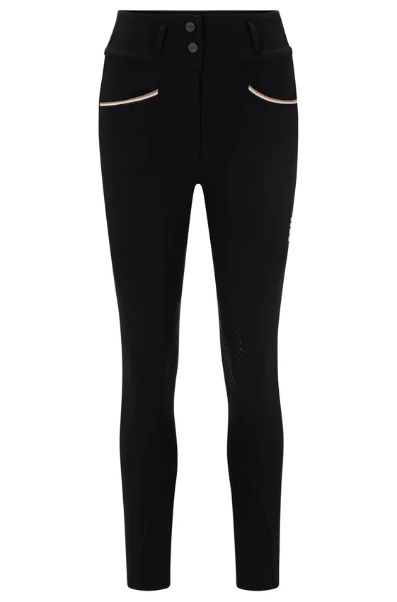Equestrian knee-grip breeches with high waist Equestrian knee-grip breeches with high waist