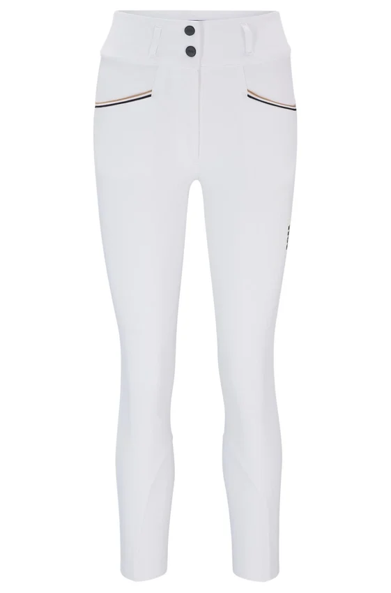 Equestrian knee-grip breeches with high waist Equestrian knee-grip breeches with high waist