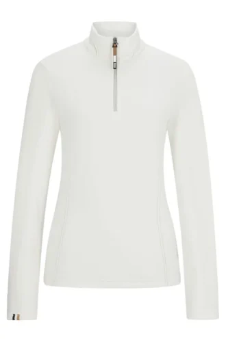 Equestrian logo-patch sweatshirt in fleece Equestrian logo-patch sweatshirt in fleece