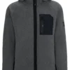 Equestrian mixed-material jacket with cosy teddy