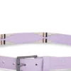 Equestrian polo belt with embroidered pattern Equestrian polo belt with embroidered pattern