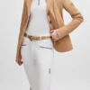 Equestrian polo belt with embroidered pattern Equestrian polo belt with embroidered pattern