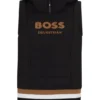 Equestrian sleeveless hoodie with embroidered logo Equestrian sleeveless hoodie with embroidered logo