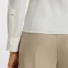 Extra-slim-fit blouse in cotton jersey Extra-slim-fit blouse in cotton jersey