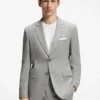 Extra-slim-fit jacket in performance sharkskin Extra-slim-fit jacket in performance sharkskin