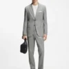 Extra-slim-fit jacket in performance sharkskin Extra-slim-fit jacket in performance sharkskin