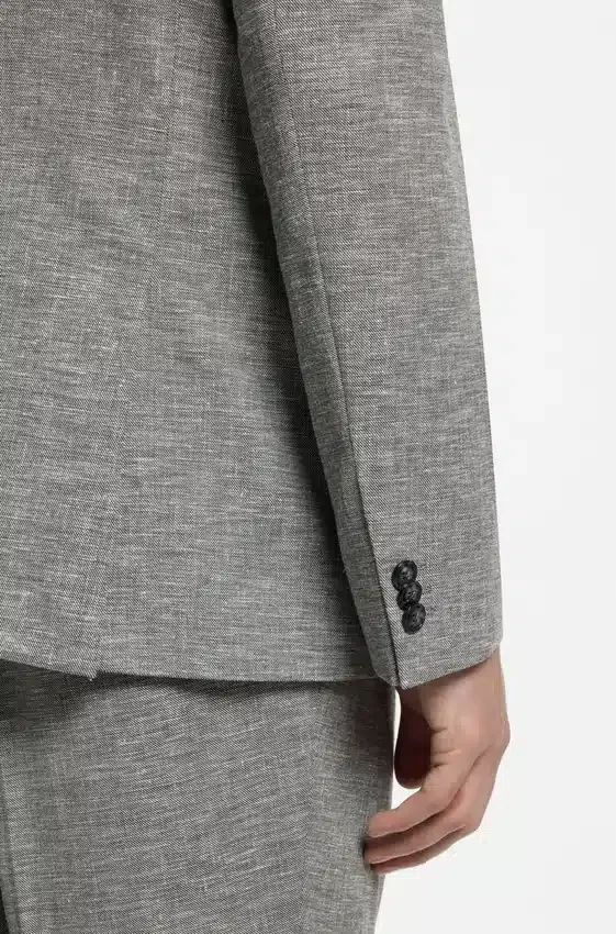 Extra-slim-fit jacket in performance sharkskin Extra-slim-fit jacket in performance sharkskin