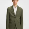 Extra-slim-fit jacket in performance-stretch dobby Extra-slim-fit jacket in performance-stretch dobby