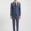 Extra-slim-fit jacket in performance-stretch dobby Extra-slim-fit jacket in performance-stretch dobby