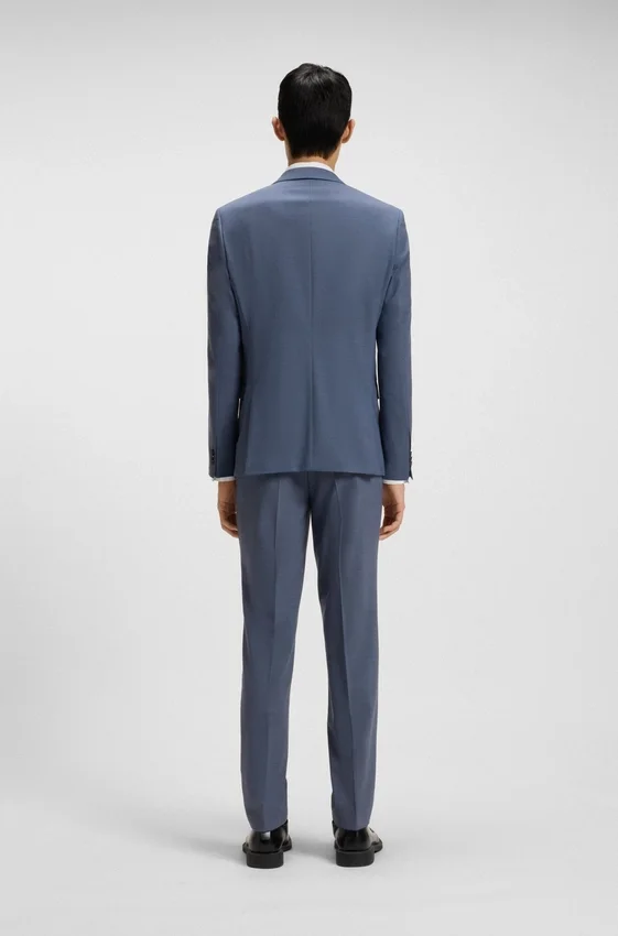 Extra-slim-fit jacket in performance-stretch dobby Extra-slim-fit jacket in performance-stretch dobby