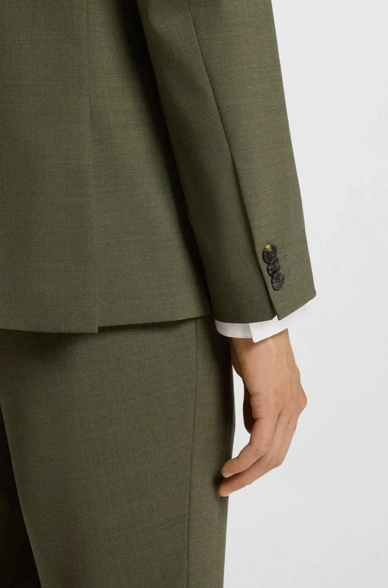 Extra-slim-fit jacket in performance-stretch dobby Extra-slim-fit jacket in performance-stretch dobby