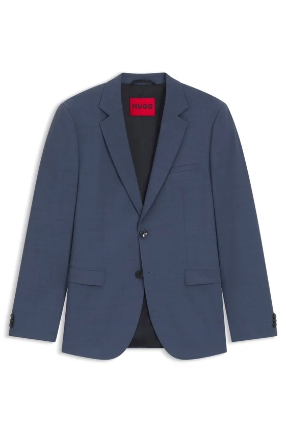 Extra-slim-fit jacket in performance-stretch dobby Extra-slim-fit jacket in performance-stretch dobby