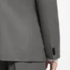 Extra-slim-fit jacket in virgin-wool dobby
