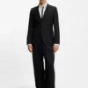 Extra-slim-fit jacket in wool-blend twill