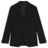 Extra-slim-fit jacket in wool-blend twill