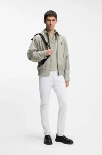 Extra-slim-fit jeans in white comfort-stretch denim