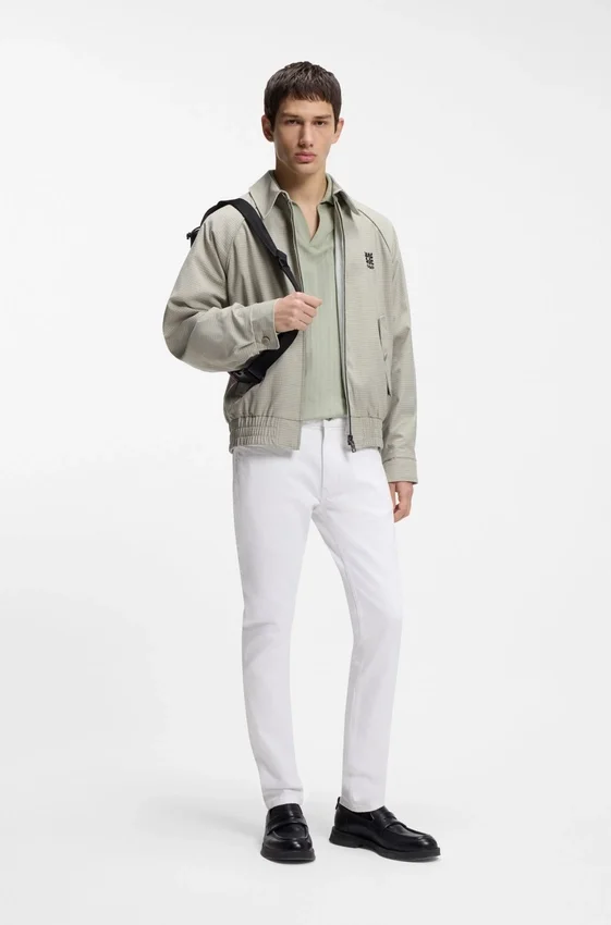 Extra-slim-fit jeans in white comfort-stretch denim Extra-slim-fit jeans in white comfort-stretch denim