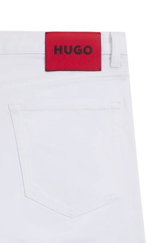Extra-slim-fit jeans in white comfort-stretch denim Extra-slim-fit jeans in white comfort-stretch denim