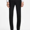 Extra-slim-fit pants in virgin-wool serge