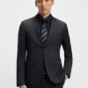 Extra-slim-fit suit jacket in virgin-wool serge Extra-slim-fit suit jacket in virgin-wool serge