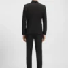 Extra-slim-fit suit jacket in virgin-wool serge Extra-slim-fit suit jacket in virgin-wool serge